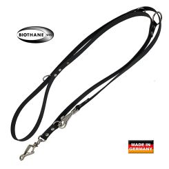 Akah Polizeileine / Hundeleine Biothane schwarz 