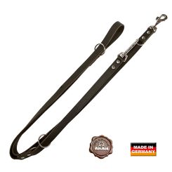 Akah Polizeileine Hundeleine aus braunem Leder 