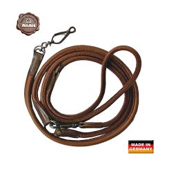 Akah Hundeleine Umhängeleine Elchleder 185 cm 