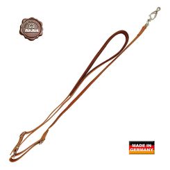 Akah Hundeleine Umhängeleine Fahlleder + Yakleder 