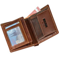 Akah Leder Portemonnaie Big Five Hochformat  