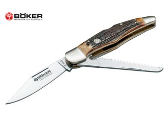 Böker Jagdmesser Duo Hirschhorn 