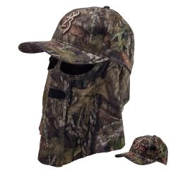 Browning Camo Cap mit Gesichtsmaske 