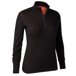 Deerhunter Damen Merino-Unterhemd Quinn mit Zipp 