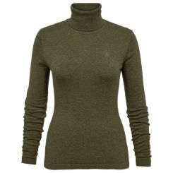 Deerhunter Damen Rollkragen-Pullover olivgrün 