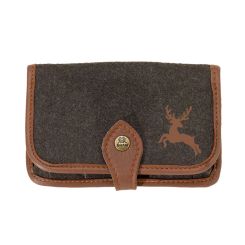 Akah Kugel Patronenetui Loden + Elchleder 