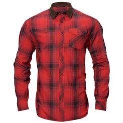 Härkila Hemd Driven Hunt red-black check 
