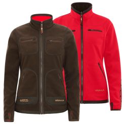 Härkila Damen Jacke Kamko wendbar braun-rot 