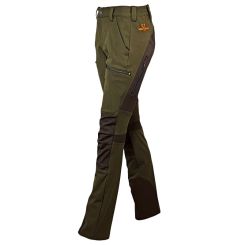 Hubertus Damen Stretch-Jagdhose grün/braun 