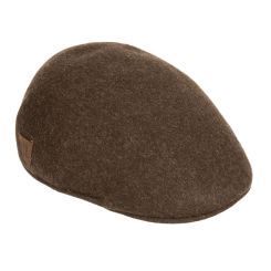 Rascher Loden-Jagdkappe Schiebermütze braun 