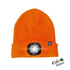 Scheibler LED Kinder-Strickmütze Malix orange 