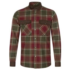 Seeland Hemd Banff grün-rot kariert 