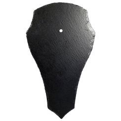 Schiefer-Trophäenschild Damhirsch 
