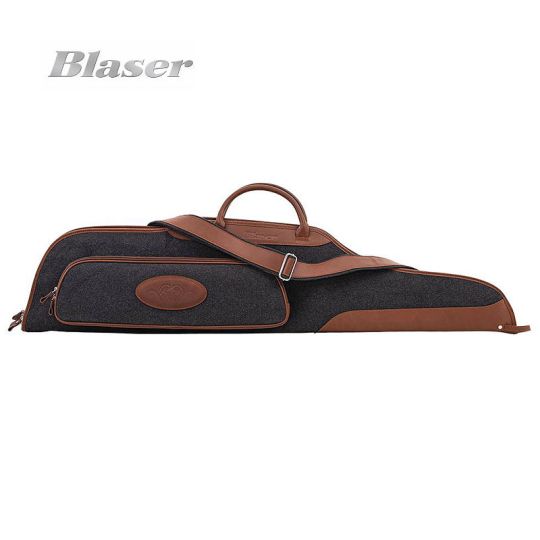 Blaser Gewehrfutteral Loden/Leder 110 cm 