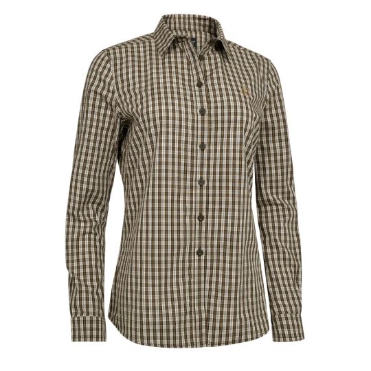 Deerhunter Bluse Bridget braun kariert 