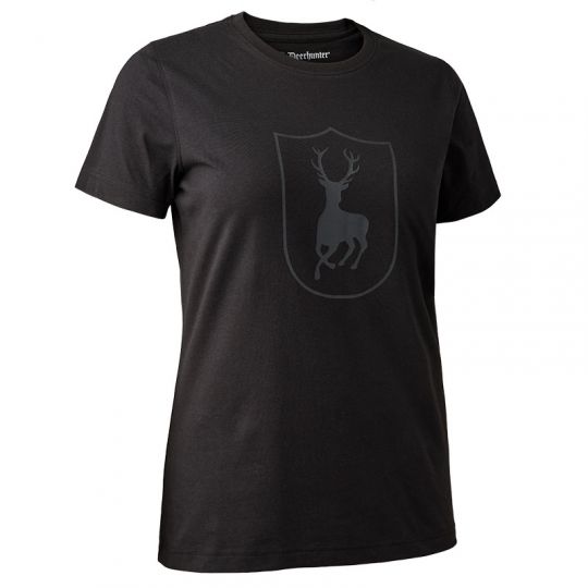 Deerhunter Damen Logo T-Shirt schwarz 