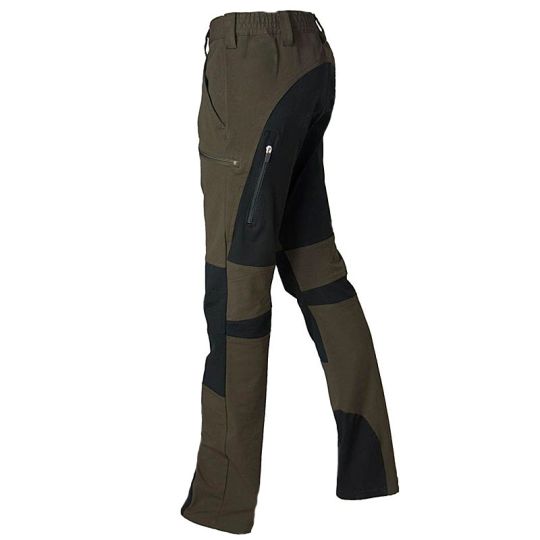Hubertus Damen Jagdhose mit Stretch grün/schwarz 