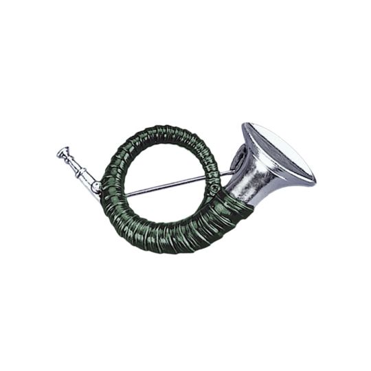 Hutnadel Anstecknadel Motiv Jagdhorn 