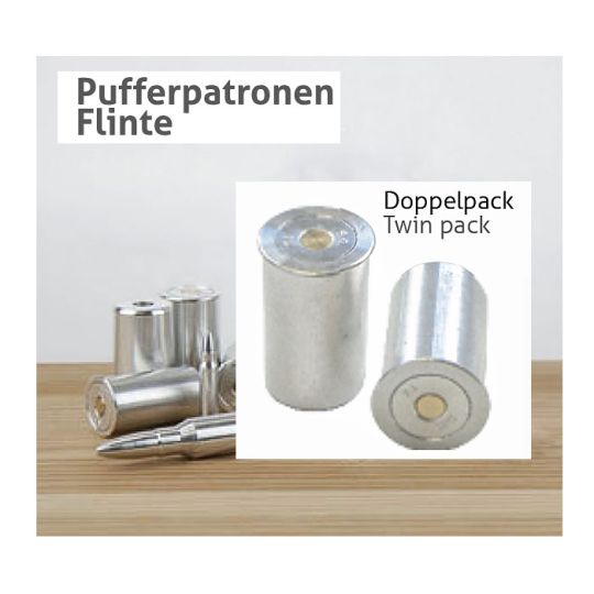 Aluminium Pufferpatronen für Flinten, 2 Stück 