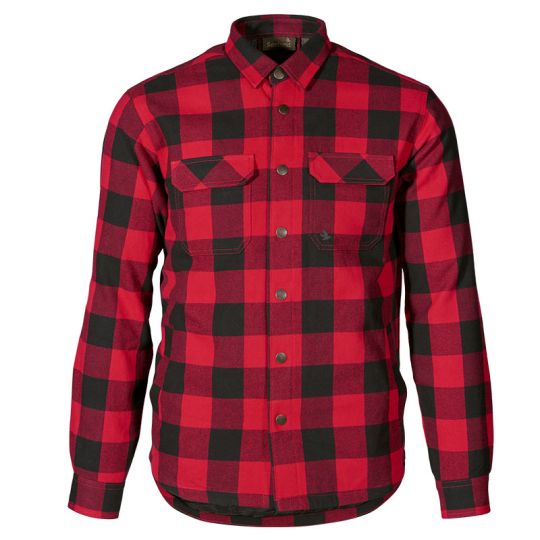 Seeland Holzfällerhemd Canada rot-schwarz 