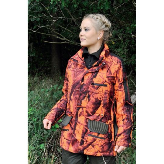 Hubertus Damen Drückjagd-Jacke orange camo